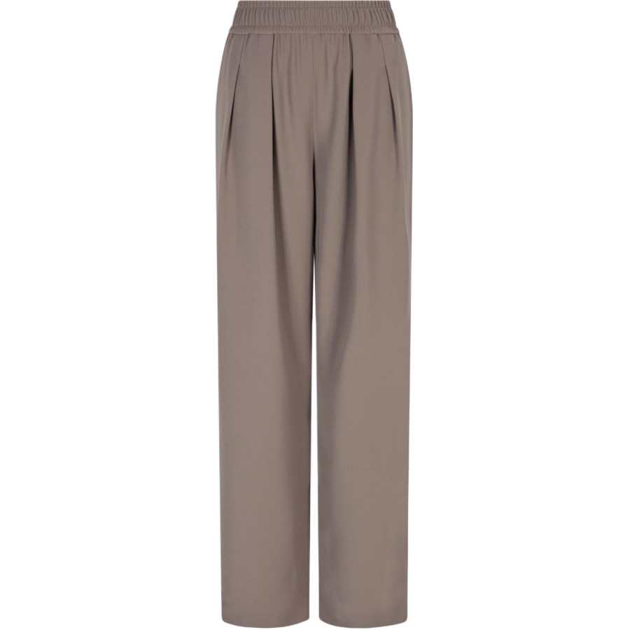 EMPORIO ARMANI Loose Fit High Waist Trousers