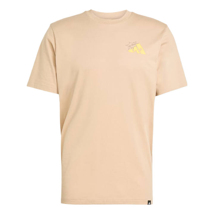 Adidas Adidas T Shirts Men's Warm Sandstone Crew Neck Moderate