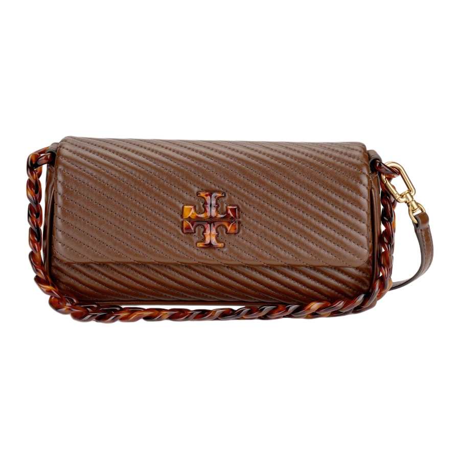 TORY BURCH Kira Nappa Leather Handbag Small Women's Brown