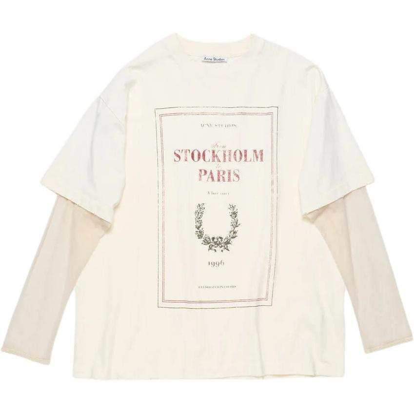 Acne Studios Acne Studios slogan-print T-shirt