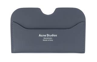 Acne Studios Cow Leather Wallet Men's Blue
