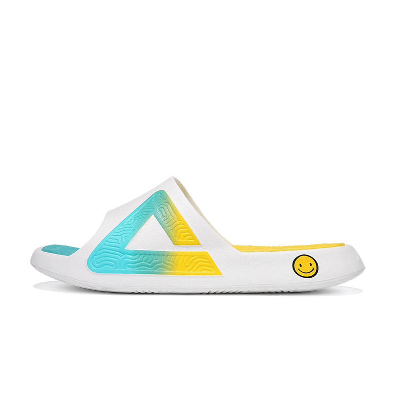PEAK Taichi Classic Slippers Slide Slippers Unisex White Gem Orchid Orange Yellow