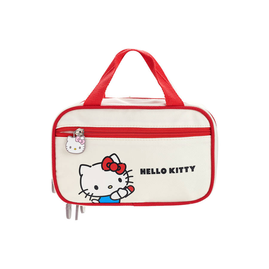Sanrio Hello Kitty Canvas Handbag Women's Red