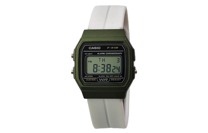 CASIO CASIO Custom Collection Quartz Movement Silicone Strap Watch Men's Watches Black Dial