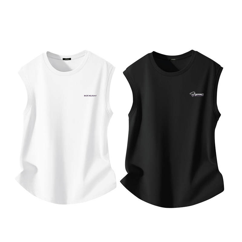 MINISO MINISO Tank Tops Unisex Crew Neck Moderate