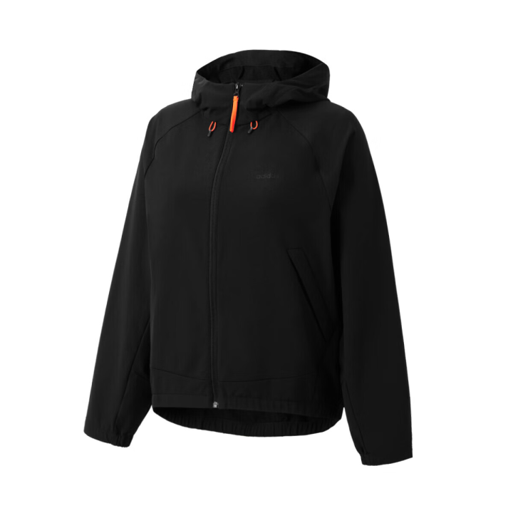 Adidas Adidas Jackets Women's Black Hooded Moderate Other
