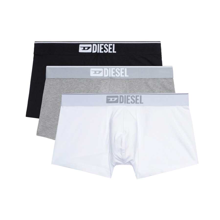 DIESEL DIESEL Umbx Damien Three Pack Logo Embroidered Boxers Set