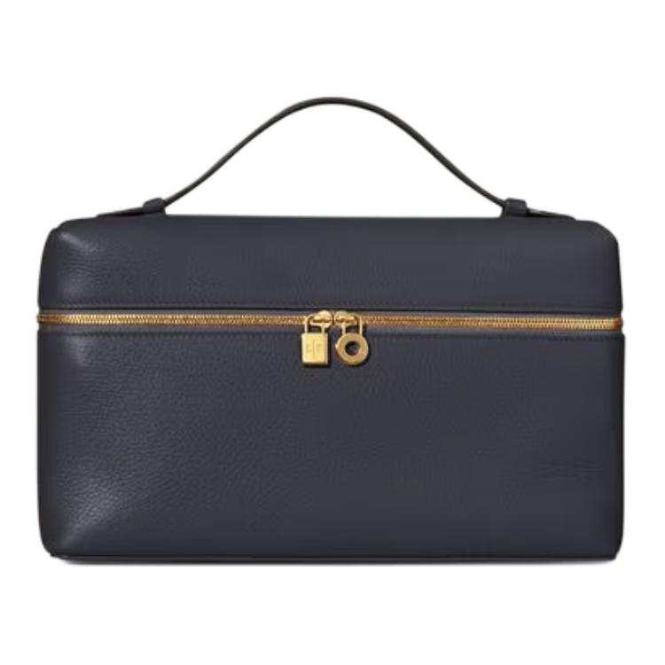 Loro Piana ExtraPocket Calfskin Handbag Women's Marine Blue