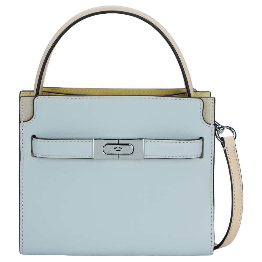 TORY BURCH Cow Leather Shoulder Bag, Crossbody Bag, Handbag Mini Women's Feather Gray
