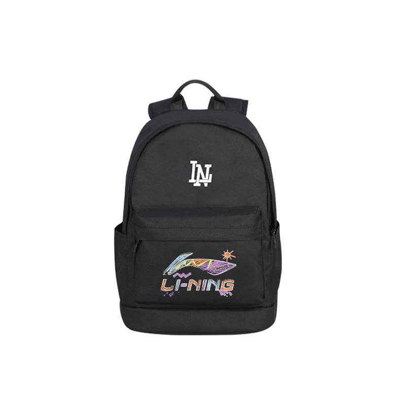 Li-Ning Li Ning Polyester Backpack Unisex Black