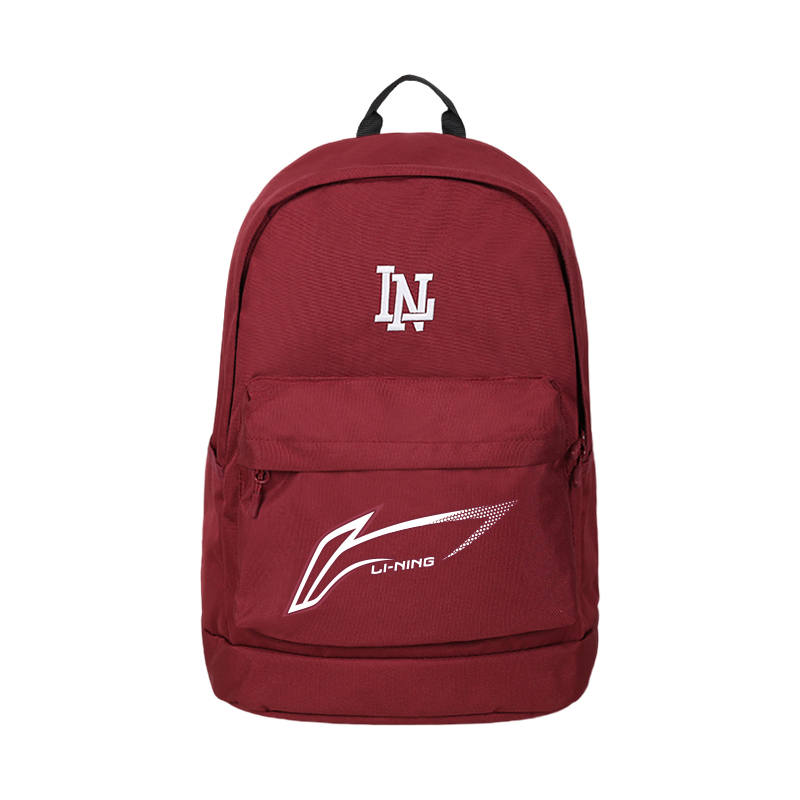 Li-Ning Li Ning Polyester Backpack Unisex Burgundy