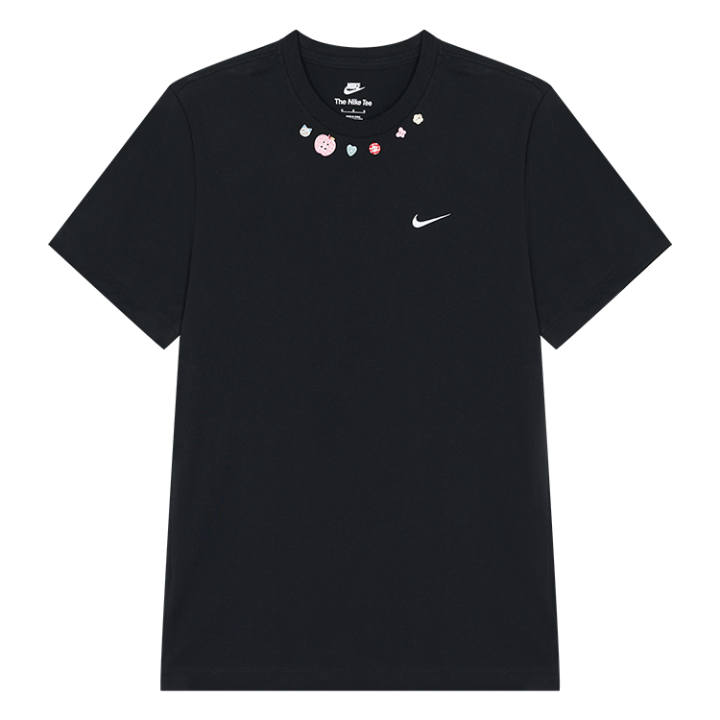 Nike Nike Sportswear T Shirts Unisex Black Crew Neck Moderate Straight Fit