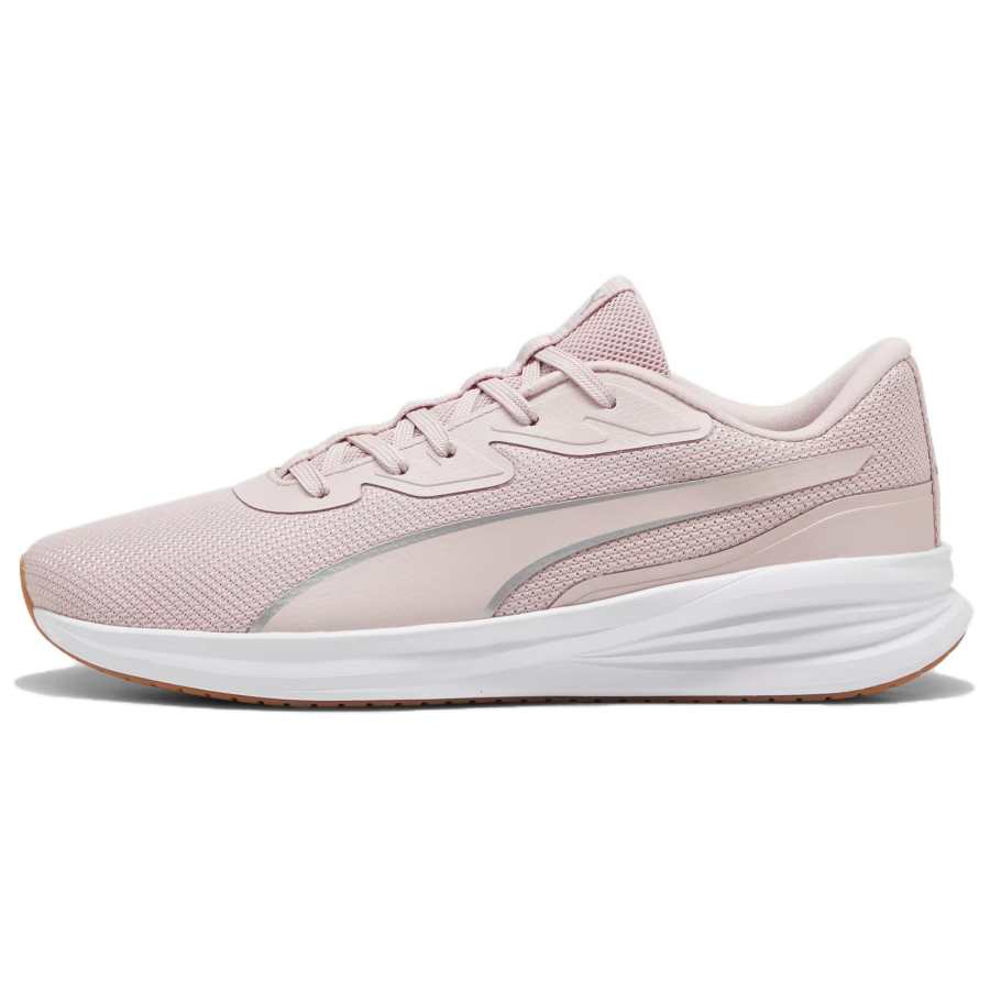 PUMA Night Runner V3 Cushioning Abrasion Resistant Low top Running Shoes Unisex Light Pink