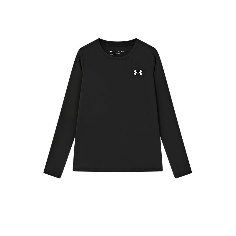 Under Armour Grade School Kids' Quick Dry T Shirts Crew Neck Moderate