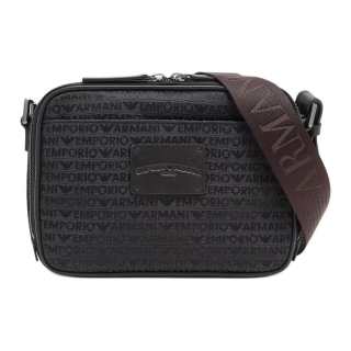 EMPORIO ARMANI Cotton Camera Bag, Shoulder Bag, Crossbody Bag Unisex Gray