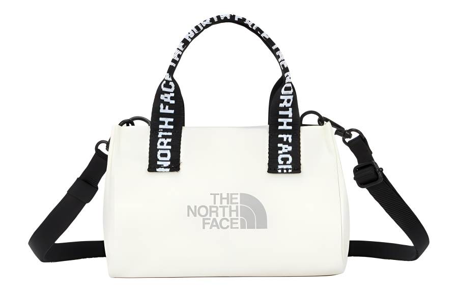 THE NORTH FACE One Shoulder Crossbody Portable Outdoor Bag Nylon Cream White Unisex