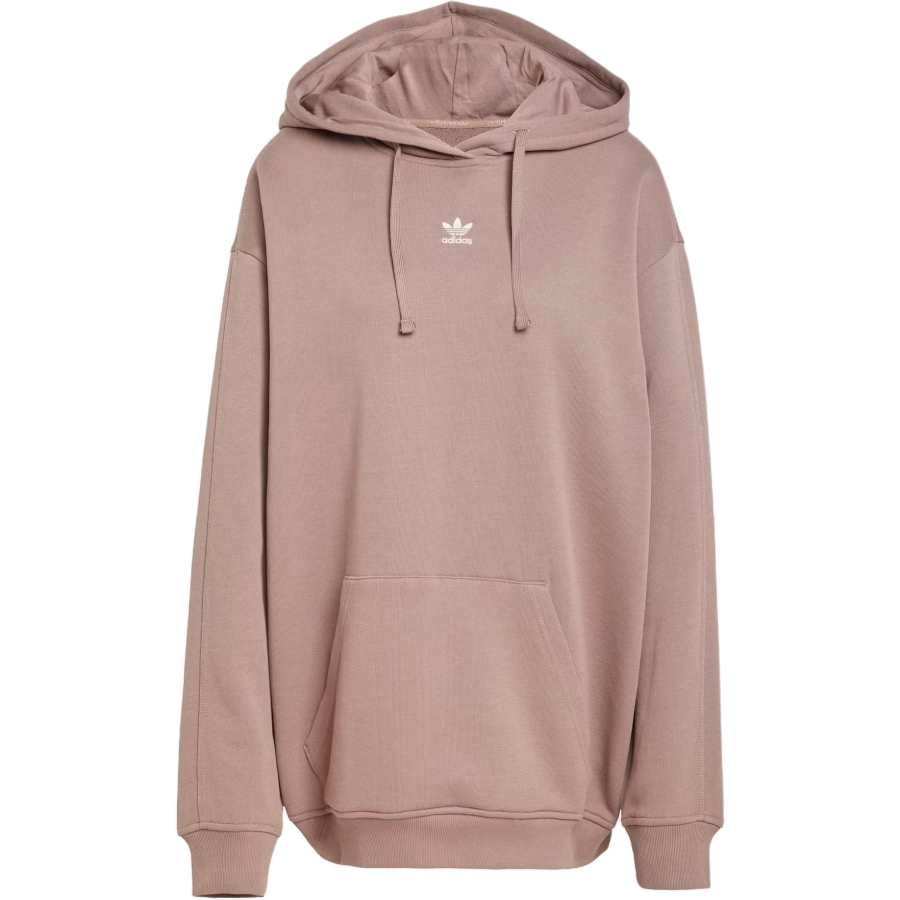 Adidas Originals Adidas Essentials Loose French Terry Hoodie Trace Brown