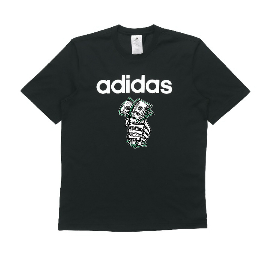 Adidas Adidas T Shirts Unisex Black Crew Neck Moderate Straight Fit