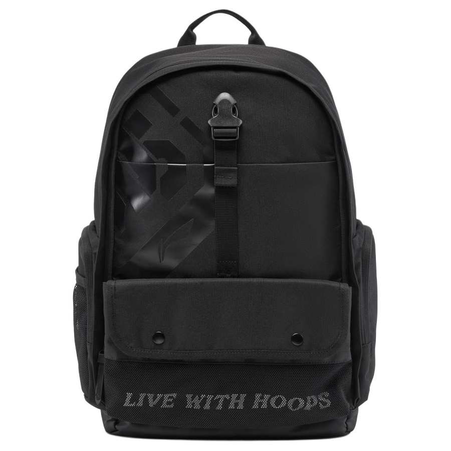Li-Ning Li Ning BADFIVE Polyester Backpack Regular Unisex Black