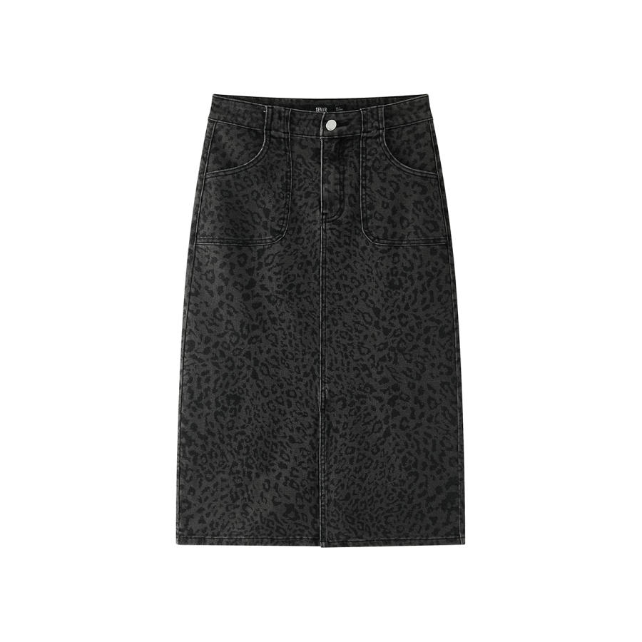 Semir Denim Long Skirts Women's Moderate Long
