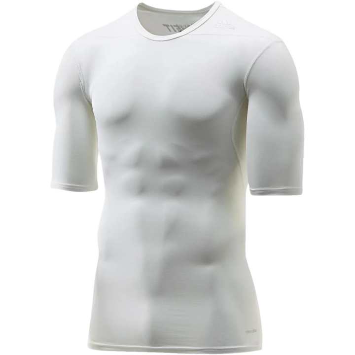 Adidas Adidas T Shirts Men's White Crew Neck Moderate