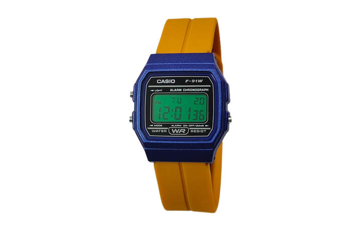CASIO CASIO Custom Collection Quartz Movement Silicone Strap Watch Men's Watches Black Dial