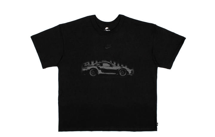 Nike Nike Swoosh T Shirts Unisex Black Crew Neck Moderate Straight Fit