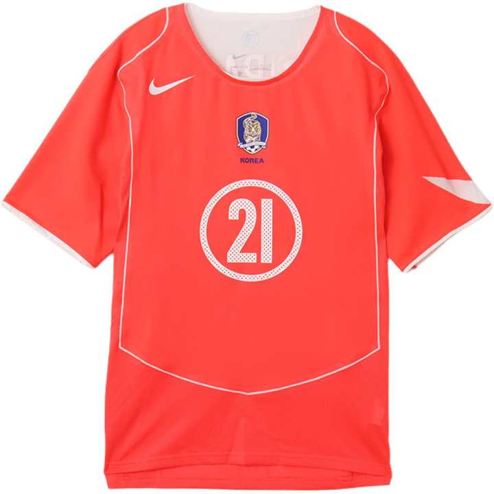 Nike Nike Park Ji-sung South Korea 2004 Total 90 Reissue Men's Nike Soccer Replica Jersey