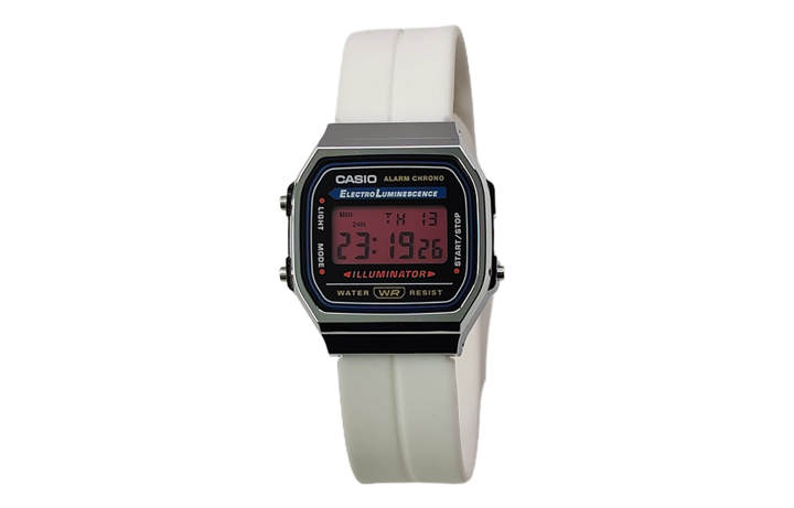 CASIO CASIO Custom Collection Quartz Movement Silicone Strap Watch Men's Watches Black Dial