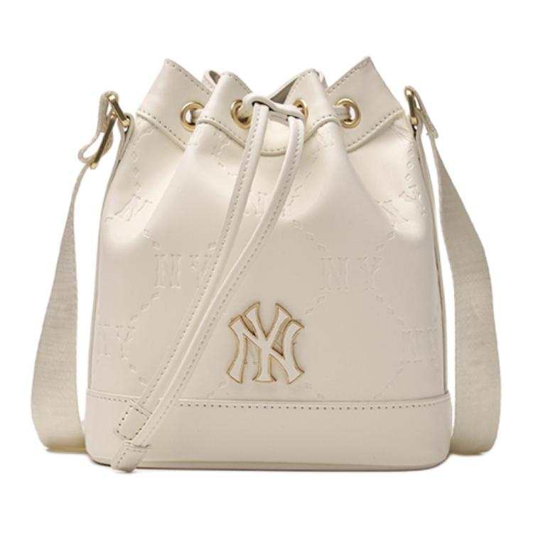 MLB MLB Blended Material Shoulder Bag Regular Women's White/Pink