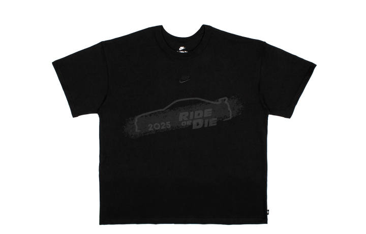 Nike Nike Sportswear Essentials Speed And Passion BBL Logo Solid Color Crew Neck Short Sleeved T Shirts Unisex Black