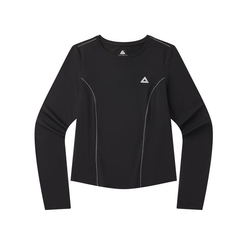 PEAK Running T Shirt Women's Black