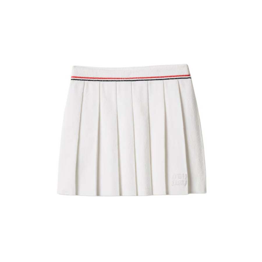 MIU MIU MIU MIU Pleated Mini Skirt