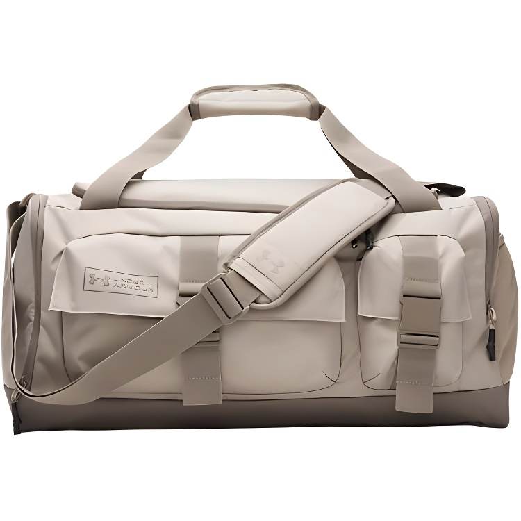 Under Armour 42L Polyester Luggage Bag Travel Bag Unisex Taupe & Nightfall Taupe