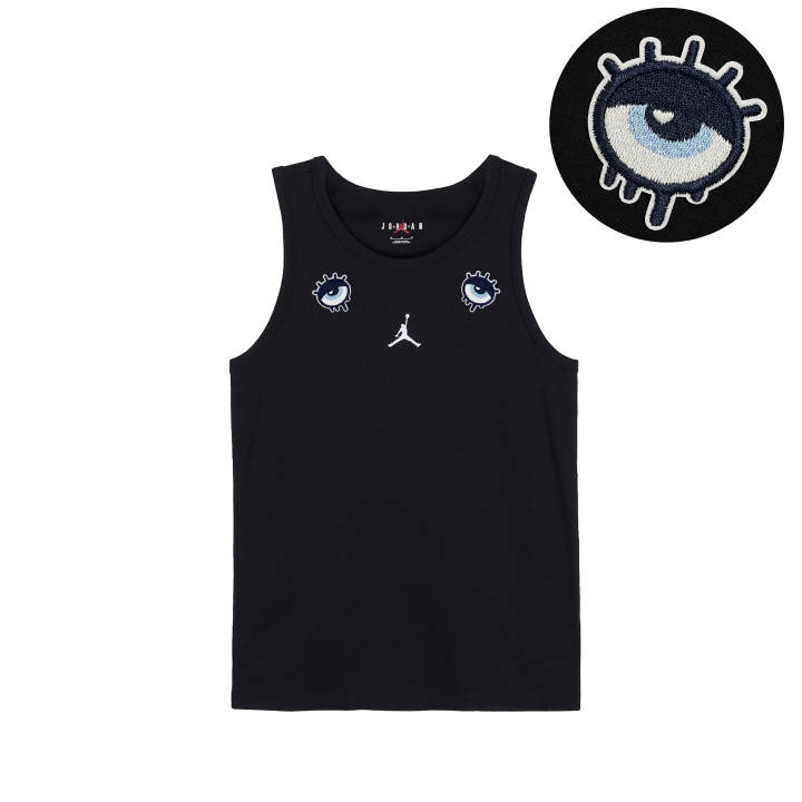 Jordan Jordan Dri FIT Tank Tops Men's Black Crew Neck Moderate Straight Fit