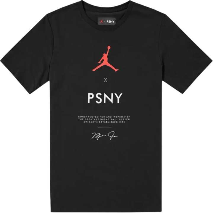 Jordan Jordan x PSNY T Shirt Men's Black