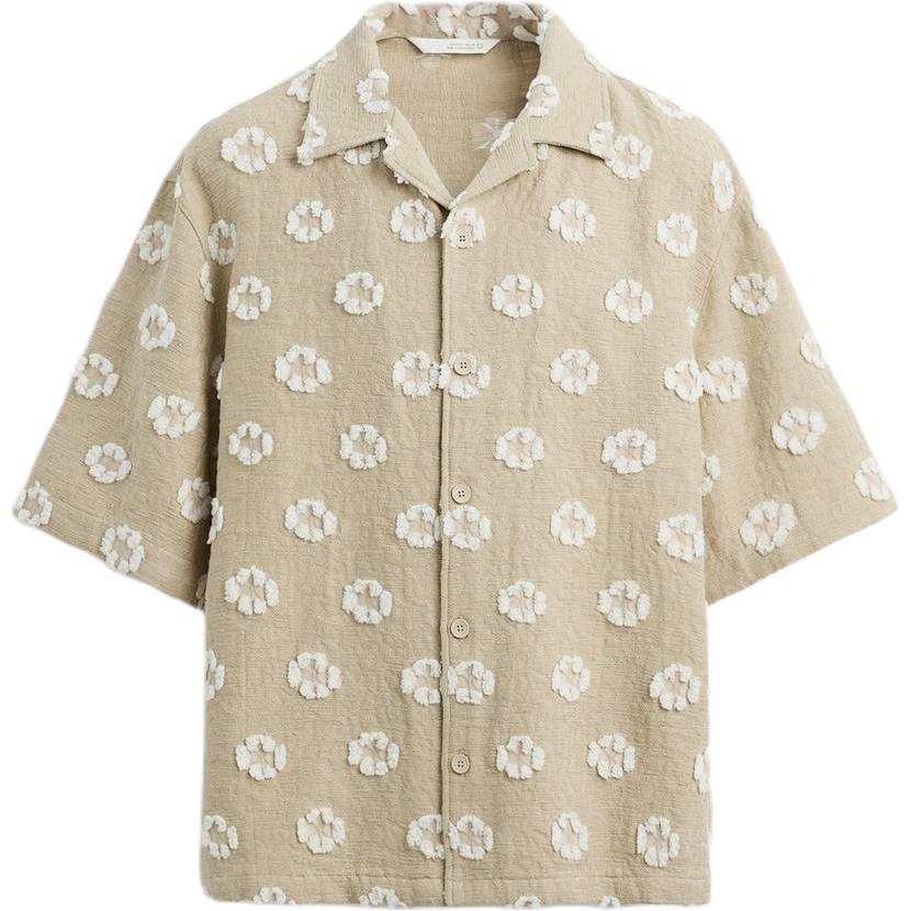 ZARA Shirts Men's Beige Moderate