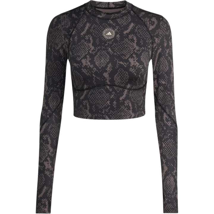 Adidas Adidas Training Longsleeve Crop Printed Top