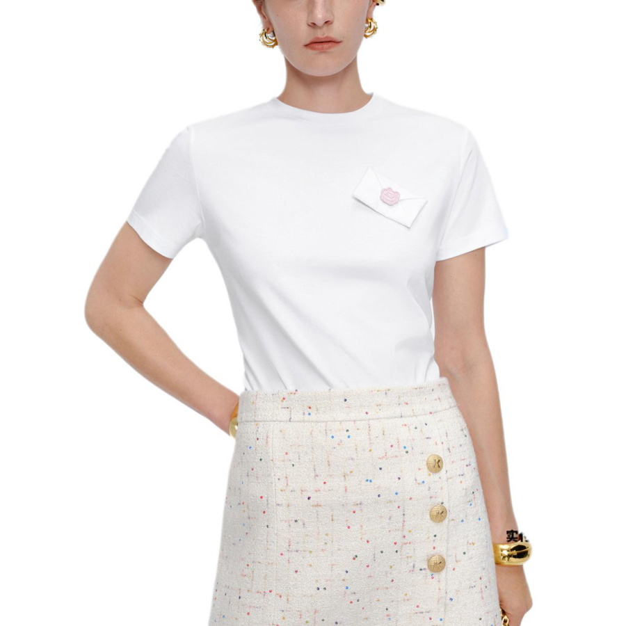KARL LAGERFELD / Karl Lagerfeld Jeans Regular Sleeve T Shirt Women's