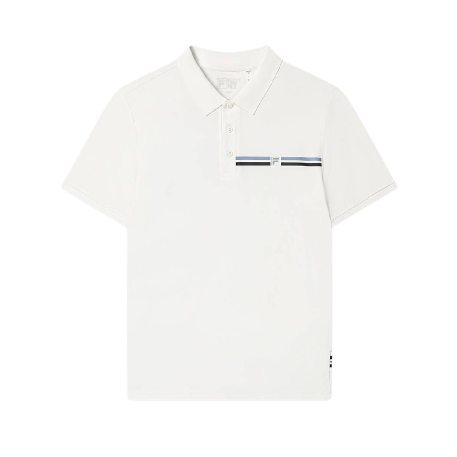 FILA WHITE Polo Shirt Men's Standard