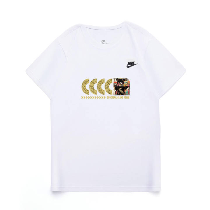 Nike Nike T Shirts Unisex White Crew Neck Moderate Straight Fit