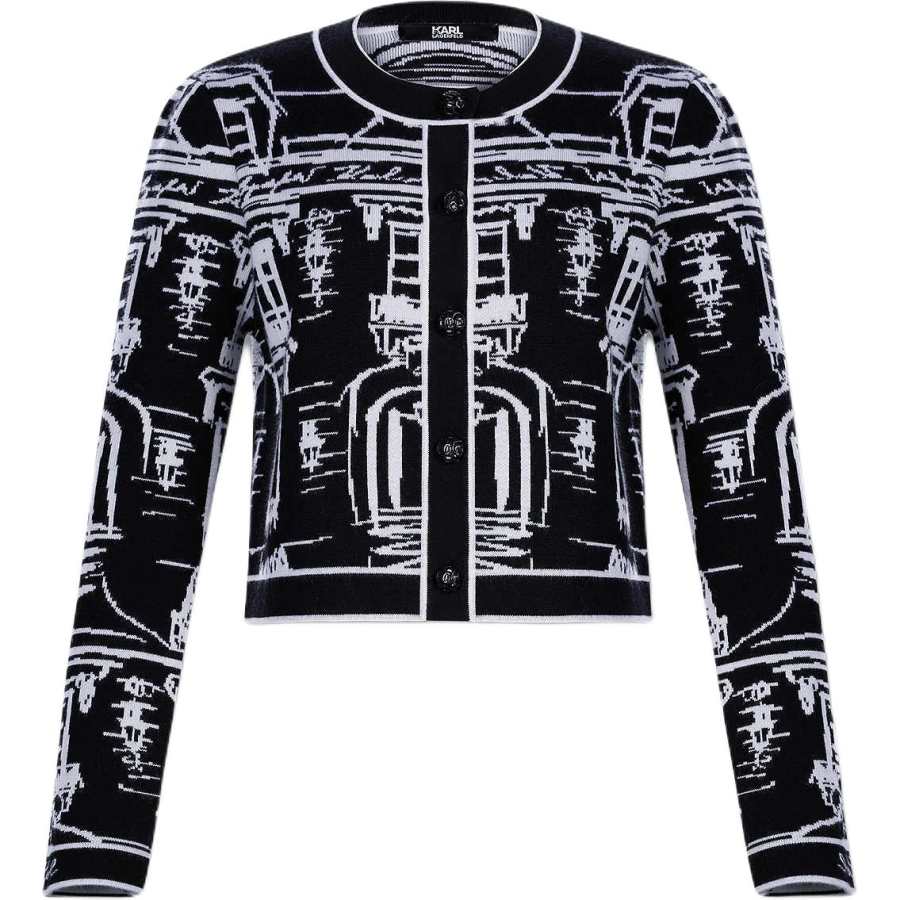 KARL LAGERFELD / Karl Lagerfeld Jeans Sweater Women's Black White