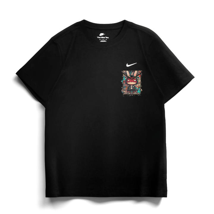 Nike Nike T Shirts Unisex Black Crew Neck Moderate Straight Fit