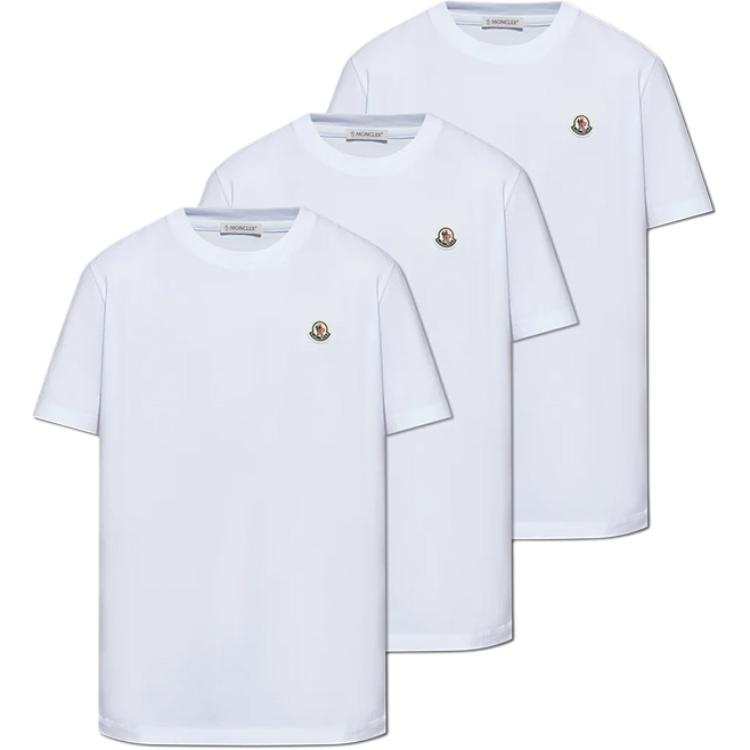Moncler Pack Of Three Crewneck T Shirts