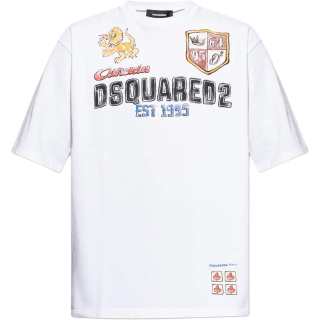 DSQUARED 2 Dsquared2 Logo Printed Crewneck T Shirt
