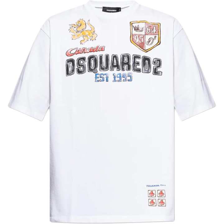 DSQUARED 2 Dsquared2 Logo Printed Crewneck T Shirt
