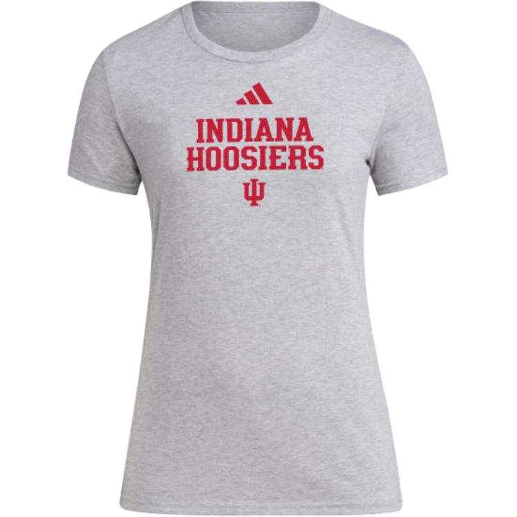 Adidas Adidas Clothing T Shirts Women's Gray Crew Neck