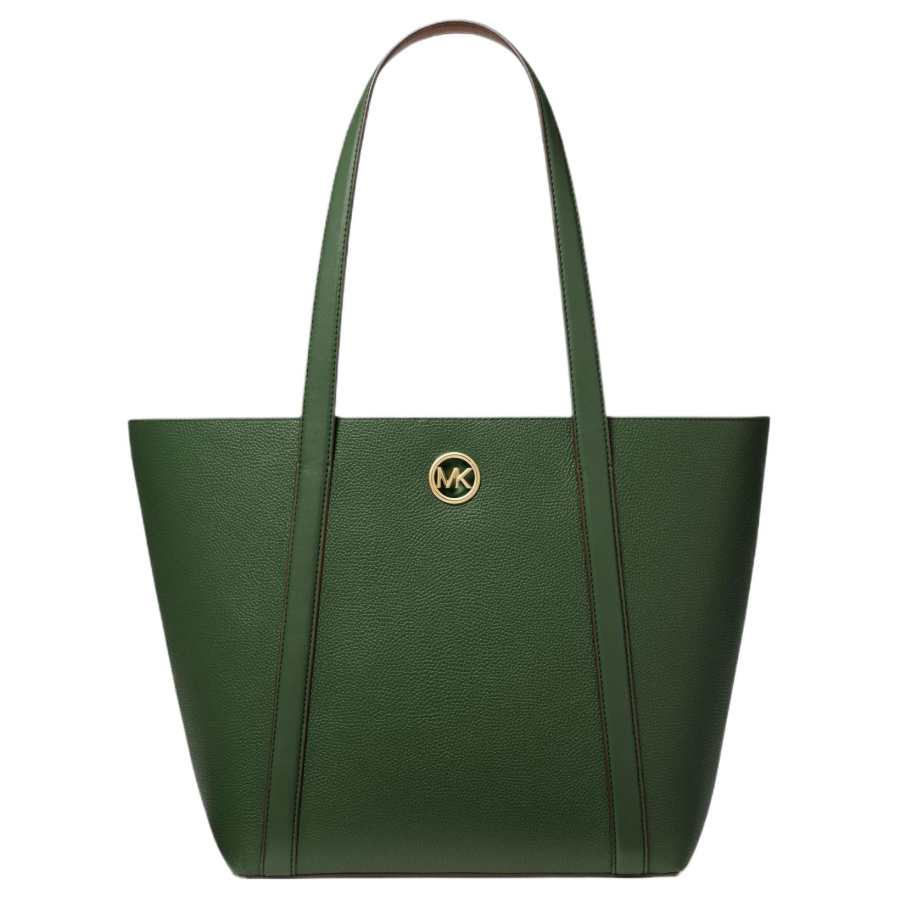 MICHAEL KORS Hadleigh Cow Leather With Artificial Leather Tote Shopping Bag Shoulder Bag Large Women's Green