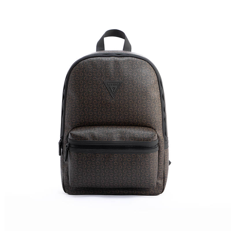 GUESS GUESS Synthetic Leather Backpack Regular Unisex Brown