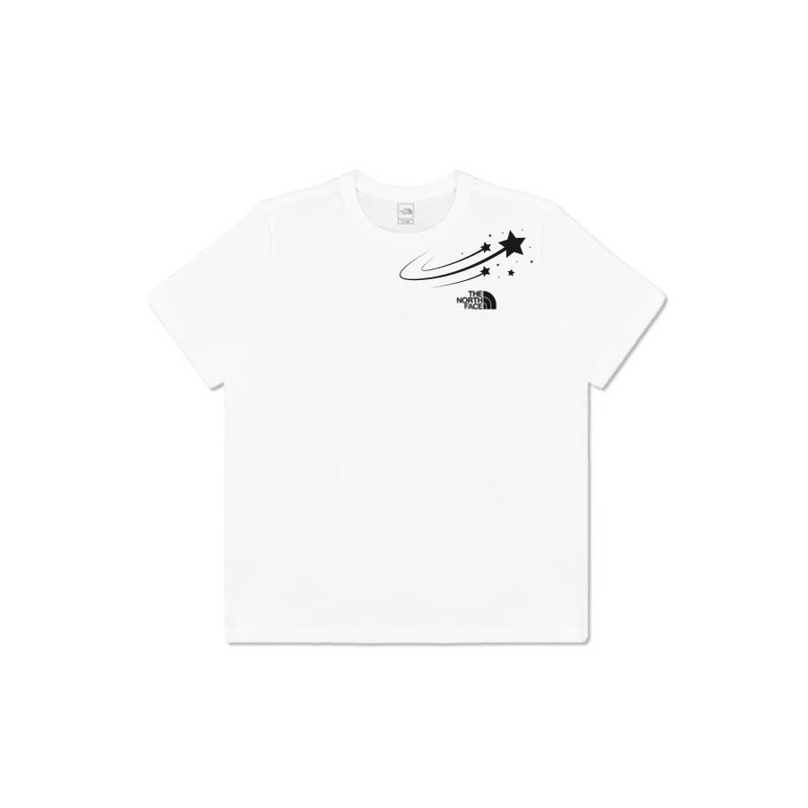 THE NORTH FACE T Shirts Men's White Crew Neck Straight Fit